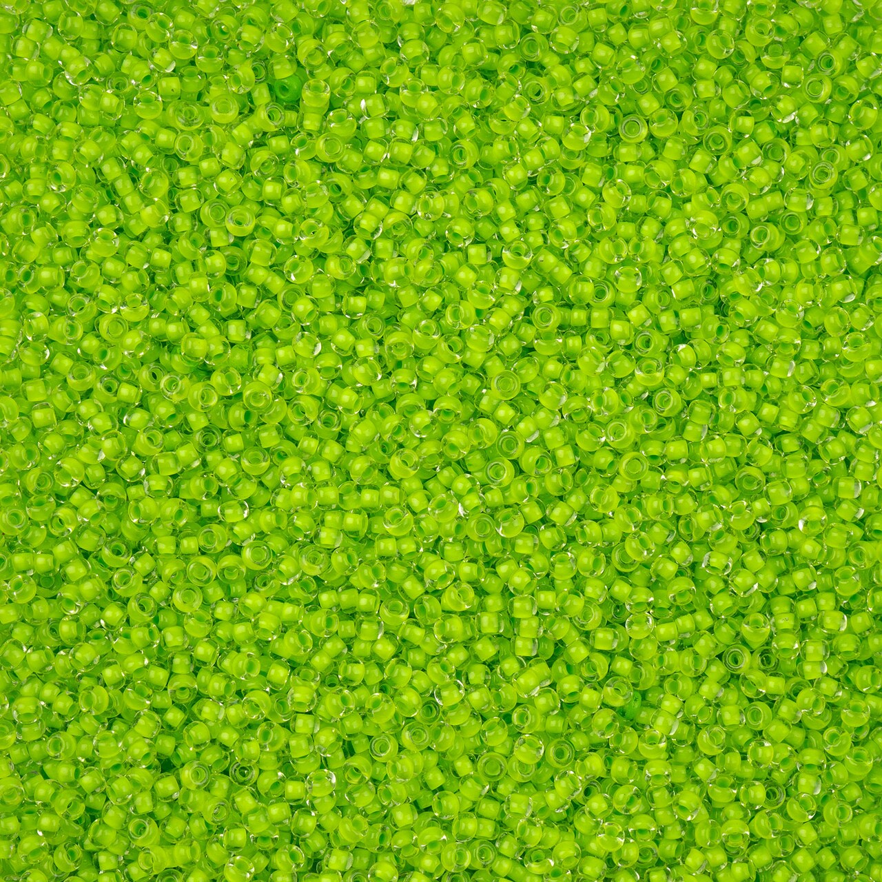 John Bead 10/0 Crystal Lined Terra Intensive Czech Glass Seed Beads, 22g